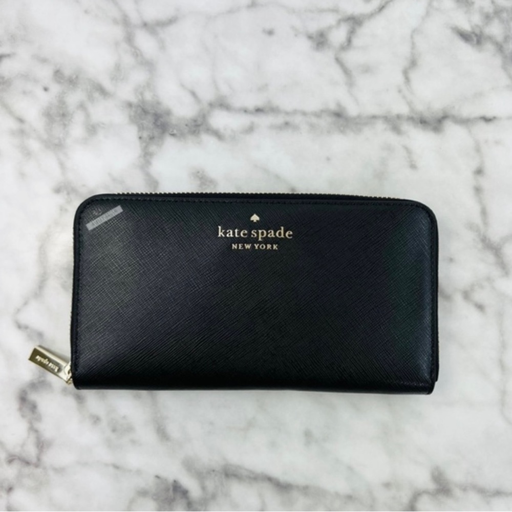 Kate Spade Staci Large Continental Wallet In Black